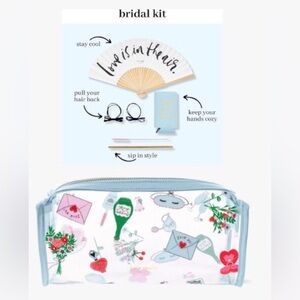 Kate Spade Wedding Cake Toss Emergency 7 Piece Set Bridal Kit